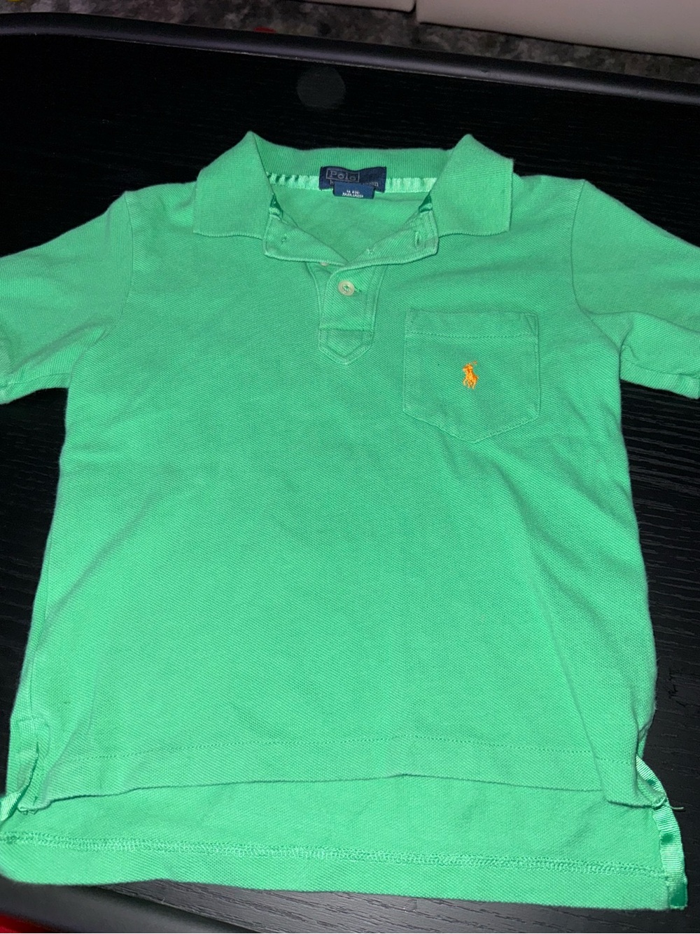 Ralph Lauren Polo Boy 4T Pony Short Sleeve Shirt High Low Classic Cotton Core